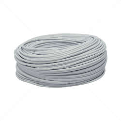 Stranded 6 Core Bare Copper Cable  White 100m Roll for Low Voltage Systems