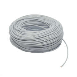 Stranded 6 Core Bare Copper Cable  White 100m Roll for Low Voltage Systems