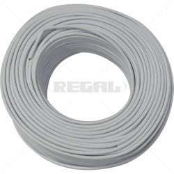 Stranded 8 Core Bare Copper Cable  White 100m Roll for Low Voltage Systems