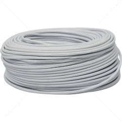 Stranded 8 Core Bare Copper Cable  White 100m Roll for Low Voltage Systems