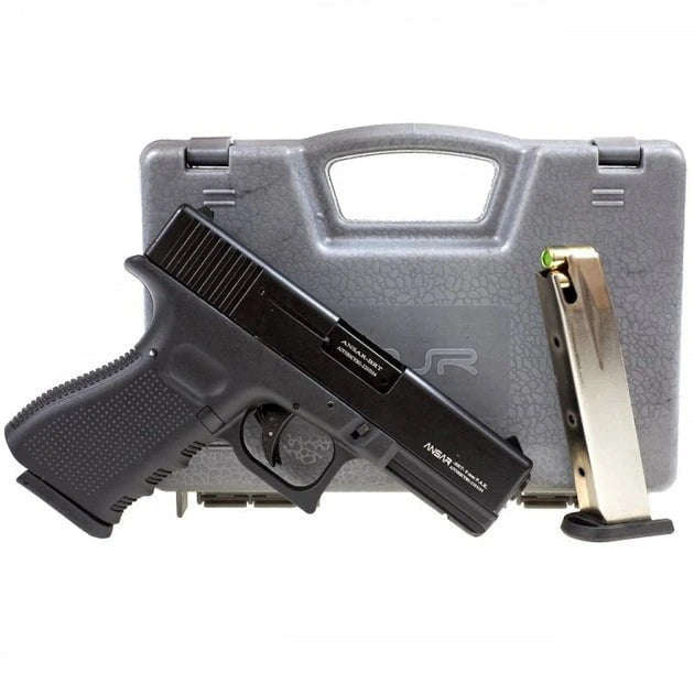 SUR Ansar BRT Glock 19 Black Blank/Pepper Gun (Semi Auto|14+1|9mm Pak)