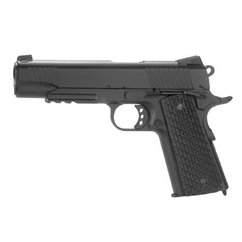 SWISS ARMS SA1911 TACTICAL RAIL BLACK 4.5M GAS GUN