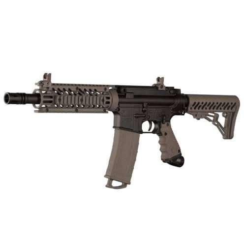 TIPPMANN TMC 68cal dark earth MAGFED AND HOPPER FED PAINTBALL Rifle