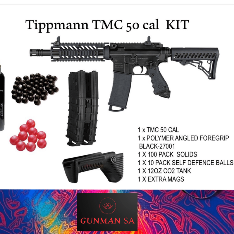 Tippmann TMC Paintball Gun Self Defence Combo | .50 CAL