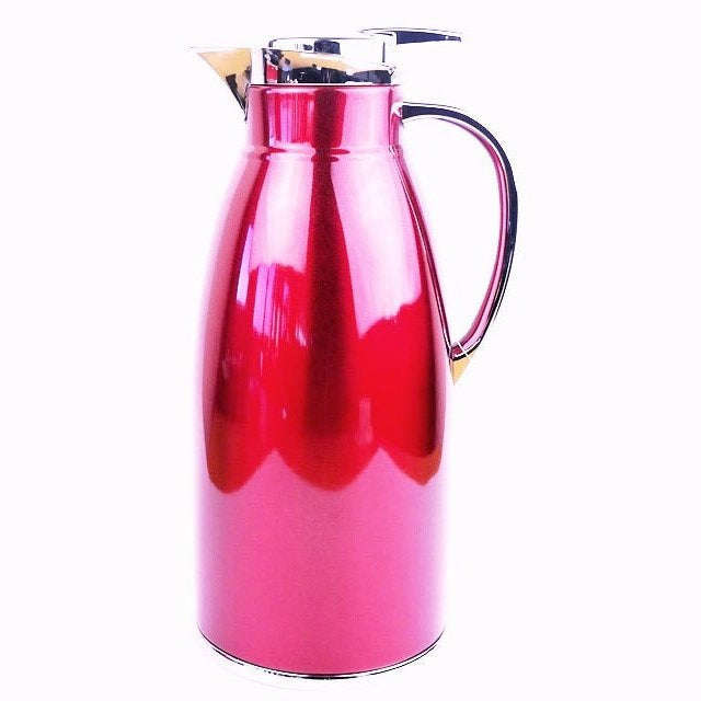 Totally 1.9L Hot or Cold Vacuum Flask Jug - Red
