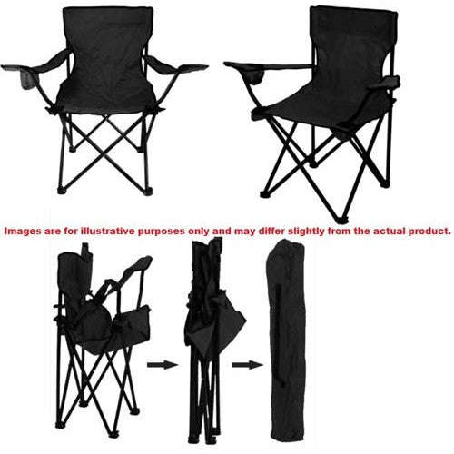 Totally Camping Chair - Black | Lightweight & Portable Outdoor Seating