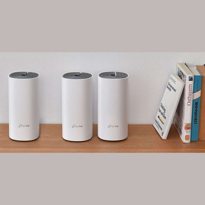 TP-Link Deco E4 (3-Pack) AC1200 Whole Home Mesh Wi-Fi System for Seamless Connectivity