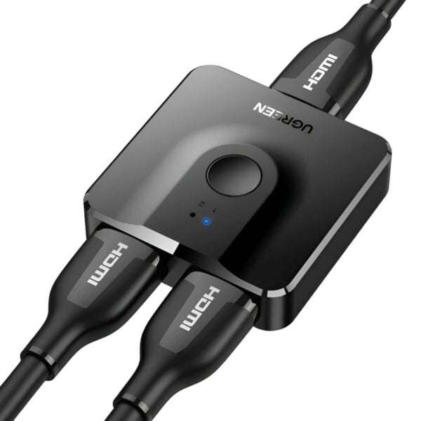 UGREEN CM217-50966 2-in-1 Bi-Directional 4K HDMI Switcher  Black
