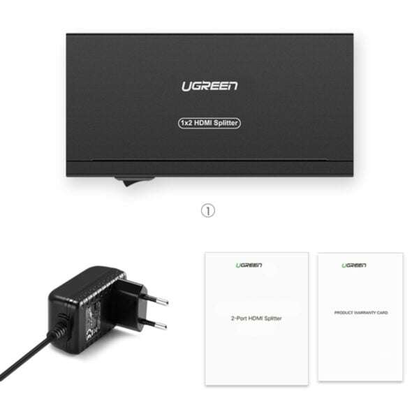 UGREEN HDMI 1×2 Splitter  4K UHD, 3D Support