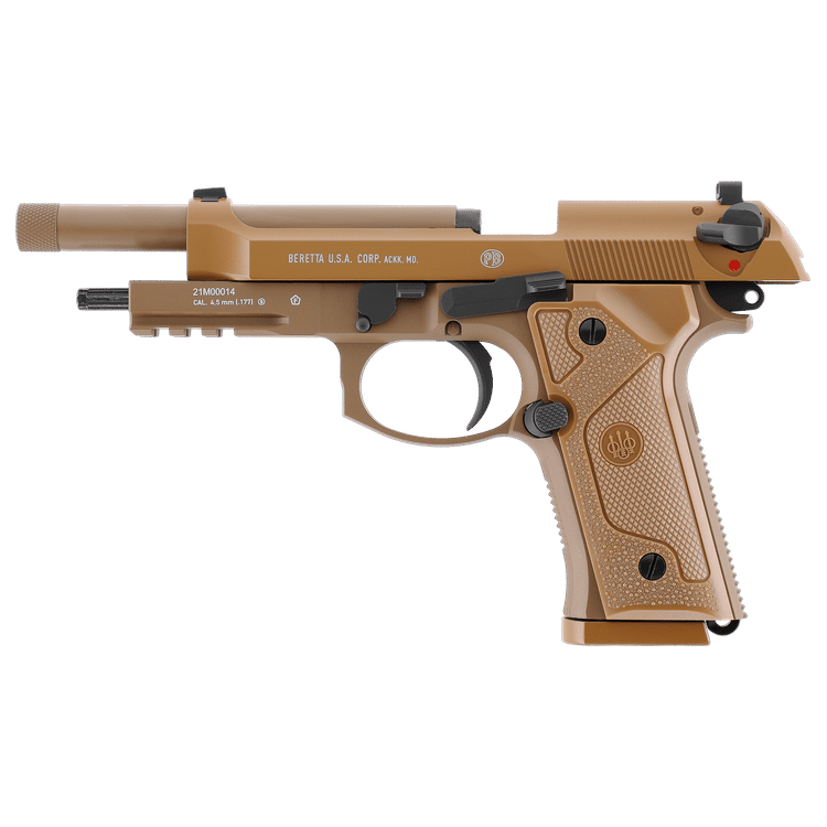 Umarex Baretta M9A3 FDE Gas Gun (Semi Auto|Blowback|CO2|18+1|344 FPS|3J|4.5mm BB) 5.8350