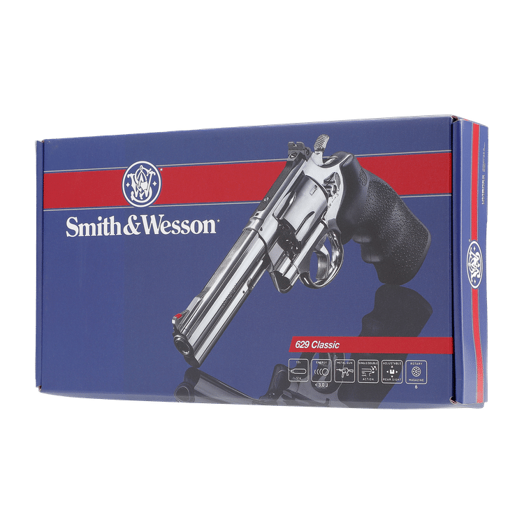 Umarex Smith and Wesson 629 Gas Gun (Semi Auto|CO2|6 Rounds|404 FPS|3J|4.5mm BB/Revolver) 5.8386