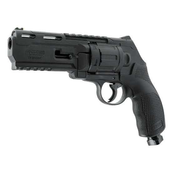 Umarex T4E HDR 50 TR GEN 2 Paintball Gas Gun Combo (Semi Auto|CO2|6|500 FPS|13J|.50 CAL/Revolver)...