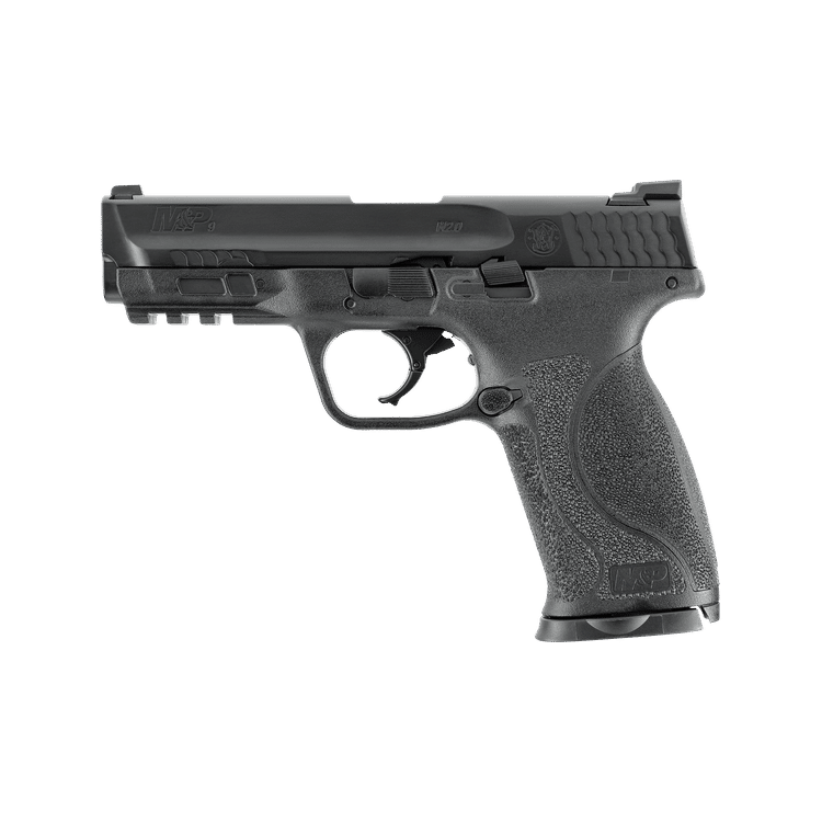 Umarex T4E Smith & Wesson M&P9 M2 Paintball Gas Gun (Semi Auto|Blowback|CO2|8 Rounds|360 FPS|5J|....
