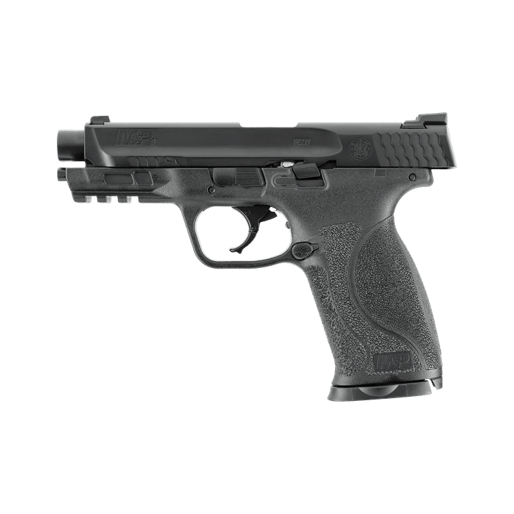 Umarex T4E Smith & Wesson M&P9 M2 Paintball Gas Gun (Semi Auto|Blowback|CO2|8 Rounds|360 FPS|5J|....