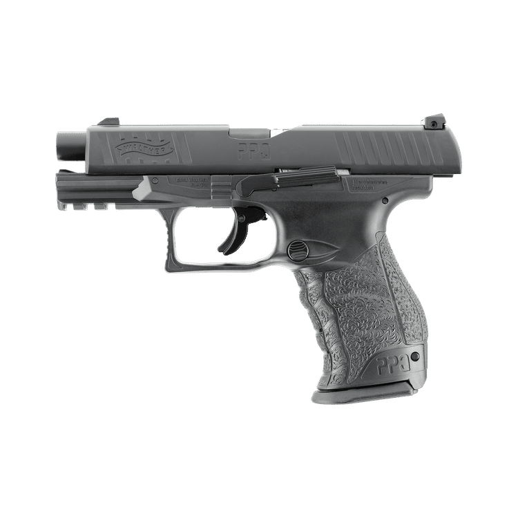 Umarex T4E Walther PPQ M2 Paintball Gas Gun (Semi Auto|Blowback|CO2|8 Rounds|360 FPS|5J|.43 CAL) ...