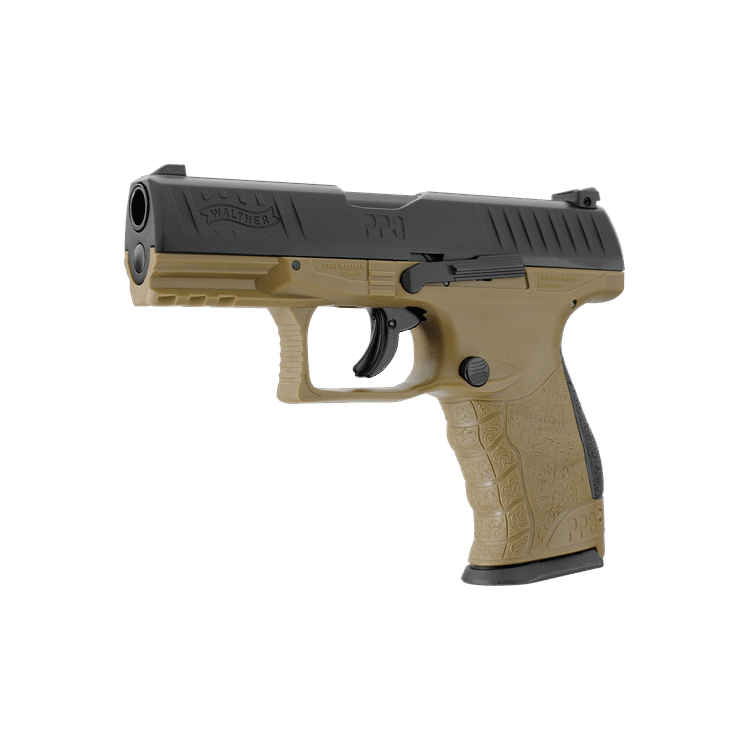 Umarex T4E Walther PPQ M2 Tan Paintball Gas Gun (Semi Auto|Blowback|CO2|8 Rounds|360 FPS|5J|.43 C...