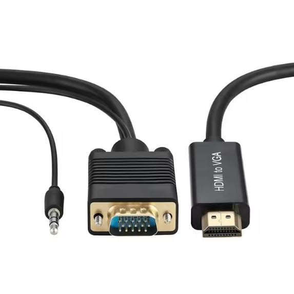 Unique 0.75m HDMI Male to VGA Female Video Adapter Cable