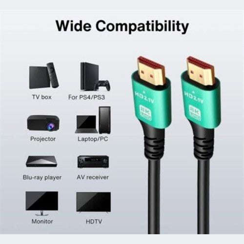 UniQue HDMI 2.1 8K 3M Cable, Retail Box, No Warranty