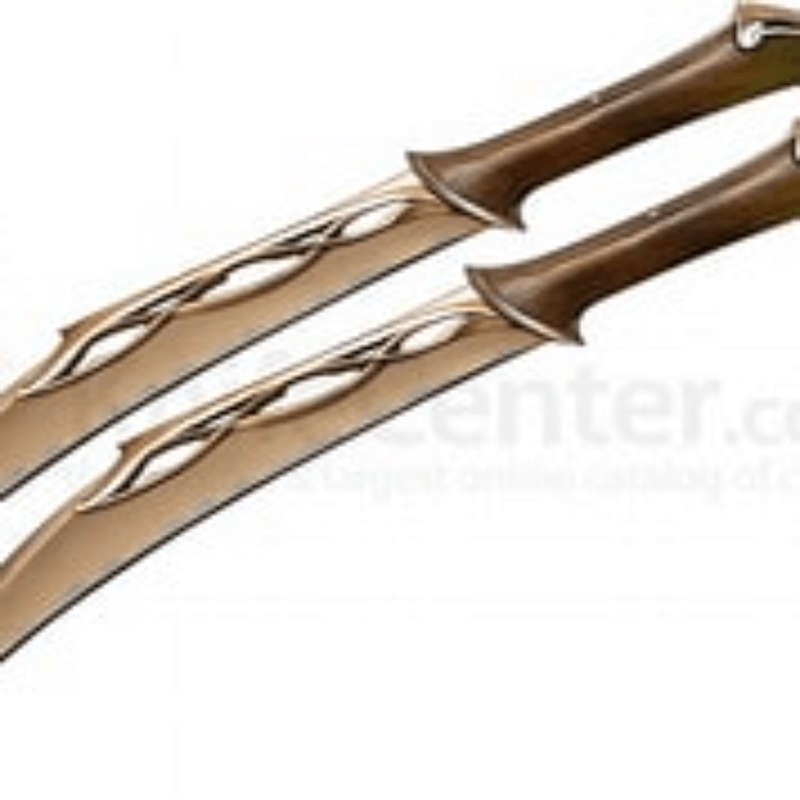 UNITED CUTLERY HOBBIT FIGHTING KNIVES OF TAURIEL Artifact UC3044