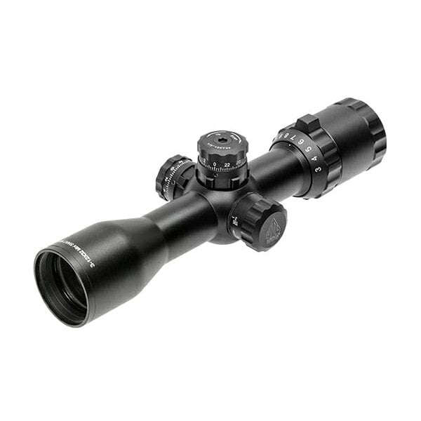 UTG 3-12X32 1 BugBuster® Scope, Side AO, Mil-dot, QD Rings SCP-M312AOWQ