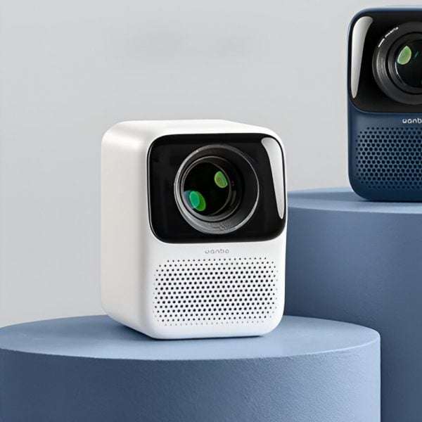 WANBO T2 MAX 1080P Smart Projector 450ANSI Lumens Android 9.0  White