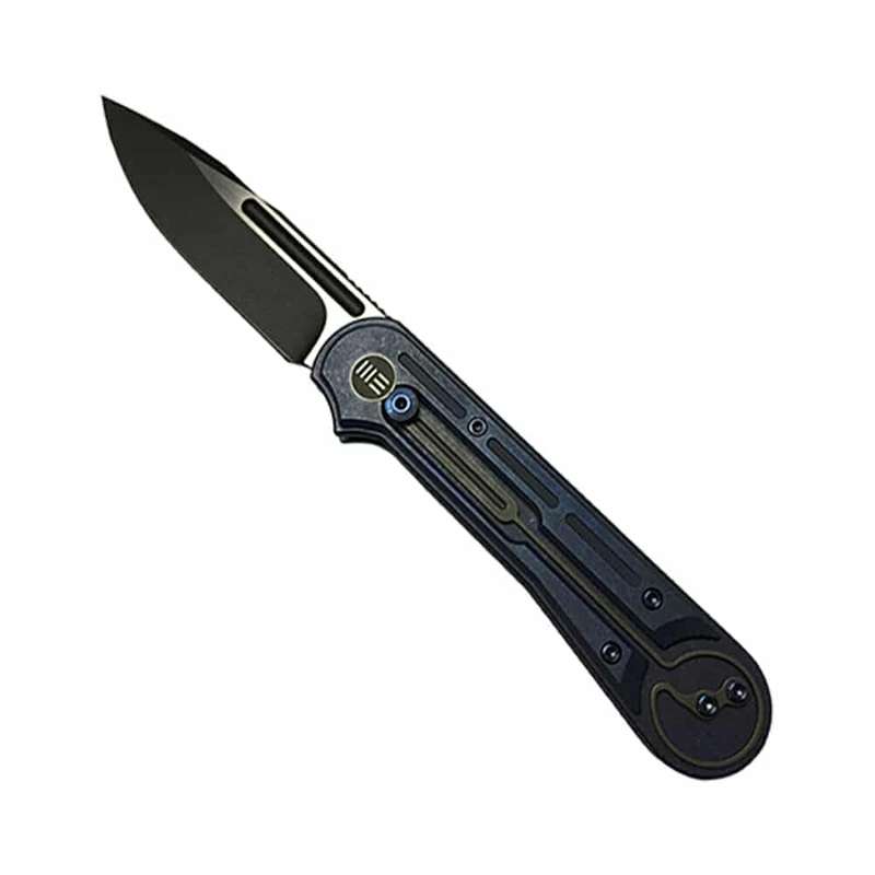 WE KNIFE BLUE TI HANDLE S35VN BLADE KNIFE- 815C