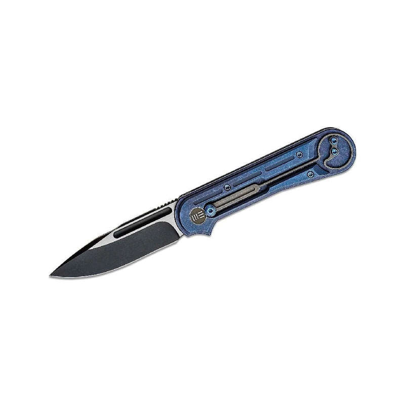 WE KNIFE BLUE TI HANDLE S35VN BLADE KNIFE- 815C