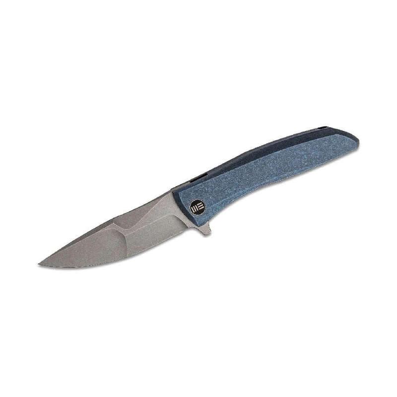 WE Knife Blue TI Handle Stonewash 20CV Blade- 923A