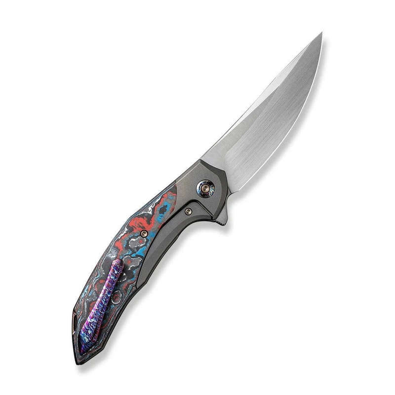 WE Knife Merata Frame Lock 22008B-2 Nebula Fat Carbon 20CV 1/310 Pocket Knives