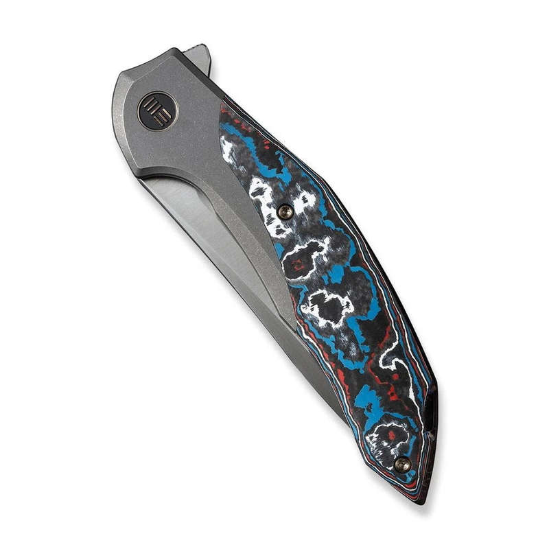 WE Knife Merata Frame Lock 22008B-2 Nebula Fat Carbon 20CV 1/310 Pocket Knives