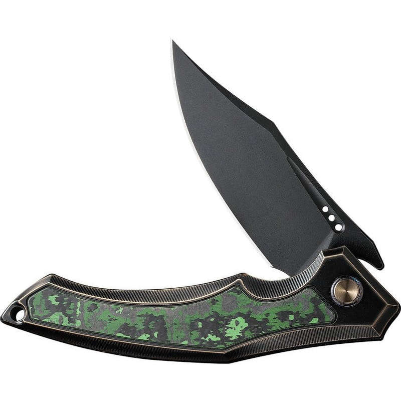 WE Knife Orpheus WE23009-1 Limited Edition pocket knife black CPM-20CV titanium framelock clip point