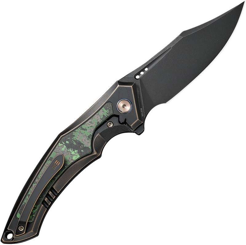 WE Knife Orpheus WE23009-1 Limited Edition pocket knife black CPM-20CV titanium framelock clip point