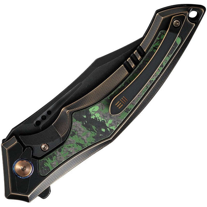 WE Knife Orpheus WE23009-1 Limited Edition pocket knife black CPM-20CV titanium framelock clip point