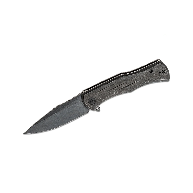 We Knife Primoris Titanium Handle Black/Black Stonewashed Blade  WE20047A-3