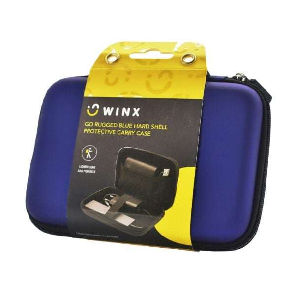 Winx Go Rugged Hardshell Protective Carry Case  Blue, Durable & Portable