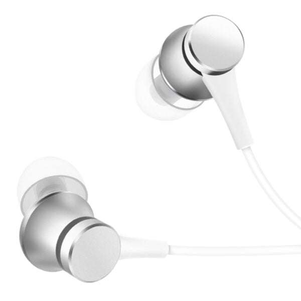 Xiaomi In-Ear Headphones Basic (Silver) - Affordable In-Ear Earphones with Microphone