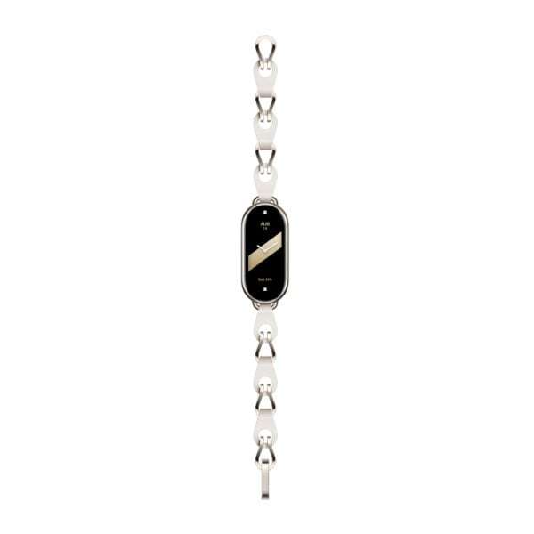 Xiaomi Smart Band 8 Chain Strap  Elegant White Replacement Strap