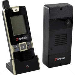ZARTEK ZA-650 Wireless 1 Button Intercom Kit | Digital Audio with PSU | IC157
