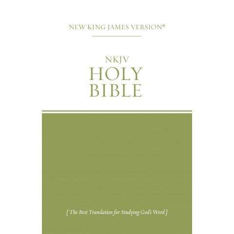 NKJV Economy Bible (Green & White) (Paperback)