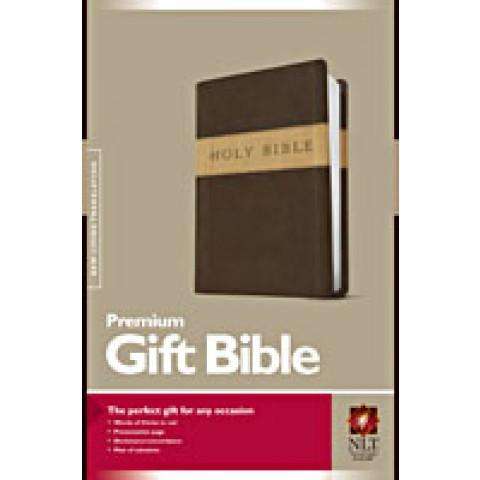 NLT Premium Gift Leatherlike Brown / (Two Tone) Speciality Bible