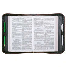 Lord Is My Strength Brown Bible Bag -Faux Leather - Large - Large