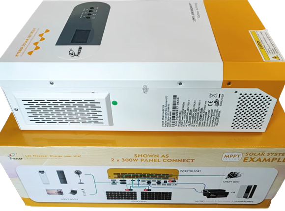 Hybrid Inverter 24V 3.5 KVA 3500 VA 80A MPT Inverter Pure Sine Wave Fivestar