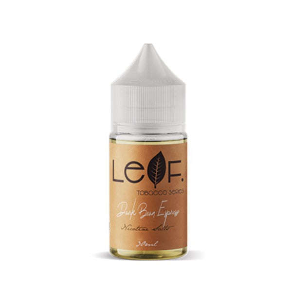 30ml Leaf Vape Juice Dark Bean Espresso Tobacco Salts - 50mg
