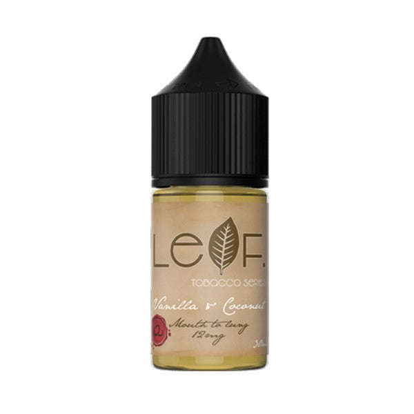 30ml Leaf Vape Juice Vanilla & Coconut Tobacco MTL - 12mg