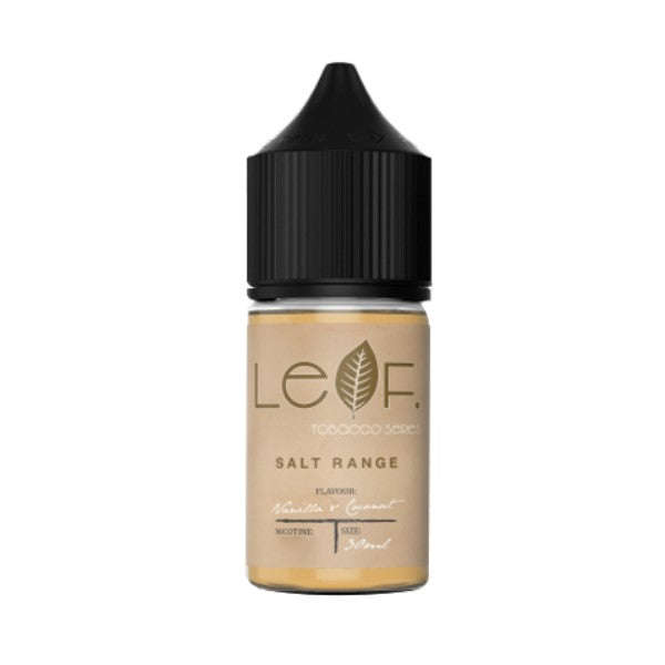 30ml Leaf Vape Juice Vanilla & Coconut Tobacco Salts - 20mg