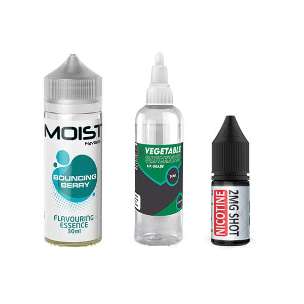 120ml Moist Vape Juice DIY Longfill Kit