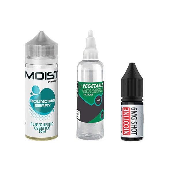 120ml Moist Vape Juice DIY Longfill Kit