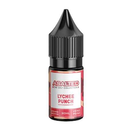 30ml GBOM Asalted Collection Salt Nic E-liquid 25mg - Lychee Punch