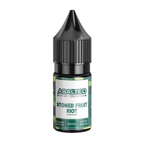 30ml GBOM Asalted Collection Salt Nic E-liquid 25mg - Stoned Fruit Riot
