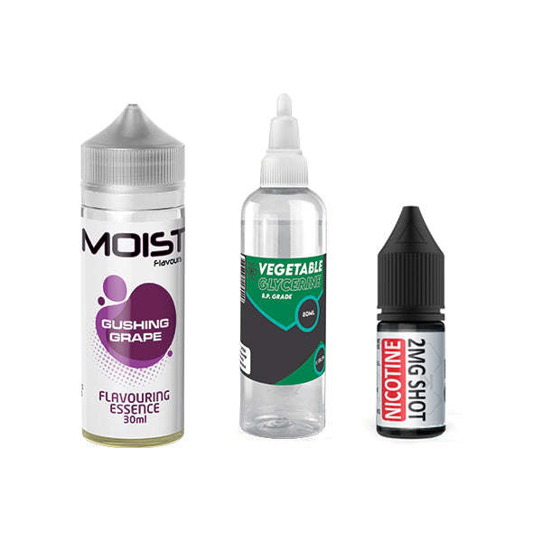 120ml Moist Vape Juice DIY Longfill Kit